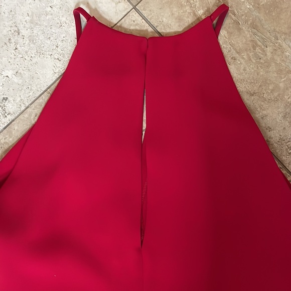 ADAM By Adam Lippes Red Silk Halter Top size XS - Picture 4 of 11